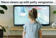 Her Older Sister Wouldn’t Let Her Pick What To Watch On TV, So This Kiddo Found A Way To Get The Last Laugh