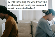 Family Was Struggling Financially And His Wife Was No Help, So He Told Her In Front Of Her Parents That He’ll Divorce Her In A Year