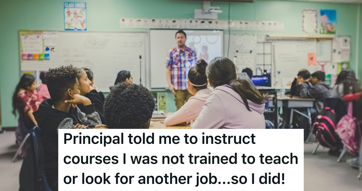 His principal refused to train a teacher, telling him that only the best students counted. So he quit his job and may also drag the administration down with him » TwistedSifter