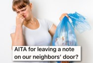 Neighbors Kept Leaving Their Trash To Rot, So He Left A Trashier Note To Put Them On Notice