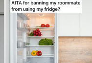 Messy Roommate Refuses To Stop Leaving Rotten Food In The Fridge, So She Bans Her From Using It Altogether