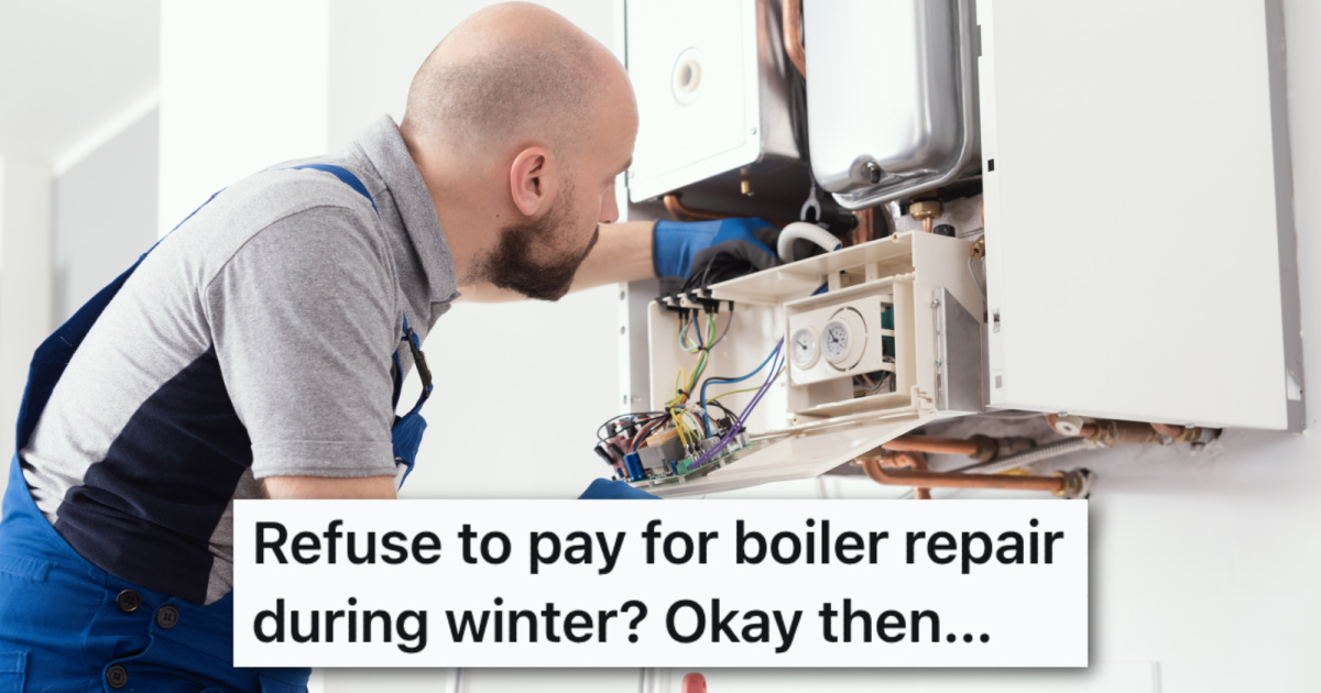 His landlord refused to reimburse him for the cost of repairing his boiler, so he took the new boiler part with him when he moved out » TwistedSifter