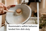 His Roommate Takes Food Without Asking And Refuses To Go Grocery Shopping, So He Teaches Him A Lesson By Using Every Dish In The House So He’ll Be Forced To Clean Up