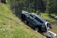 Here’s What Happened When Five People Visiting Yellowstone Drove Into A Hot, Acidic Lake