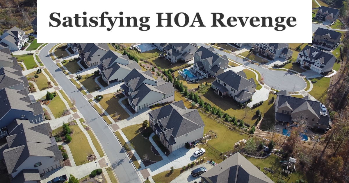 The HOA denied him joining so his family could use the community pool. Years later, however, they tried to enforce HOA rules, so he reminded them that they had rejected him and he didn’t have to listen to them » TwistedSifter