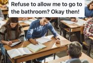 Teacher Refused To Let A Student Go To The Bathroom, But Everybody Regretted The Denial After He Let Loose Massive Gas In Her Classroom