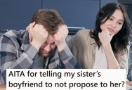 She Couldn’t Stand The Pettiness Of Her Sister Stringing Her Boyfriend Along, So She Told Him What Was Going On And Let Him Make His Own Decision