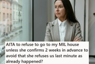 Difficult Mother-in-Law Seems To Be Purposely Making It Impossible For A Husband And Wife To Go On Vacation For Years, But Now The Wife Says She’s Done Having To Give Up Her Plans