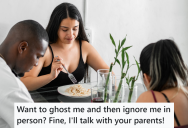 Guy She Had Known For Years Ghosted Her Completely, So She Made A Plan With His Mom For A Very Awkward Revenge Meal