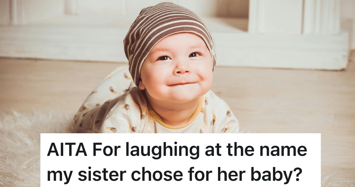 Sibling Couldn’t Keep A Straight Face At Her Sister’s Baby Name Reveal