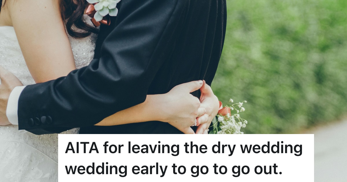 Former college friends were invited to a wedding but discovered that alcohol was not being served, so they left the party early to go out for a drink » TwistedSifter