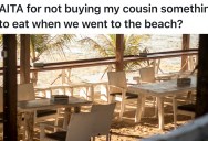 Mom Refuses To Buy Her Picky-Eater Cousin A Meal At The Beach, And Now The Family Is Torn About Her Decision