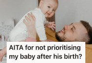 His Wife Went Through A Difficult Childbirth But He Was Distracted. Now His Wife Is Mad Because He Admitted He Didn’t Look At Their Child Immediately After He Was Born