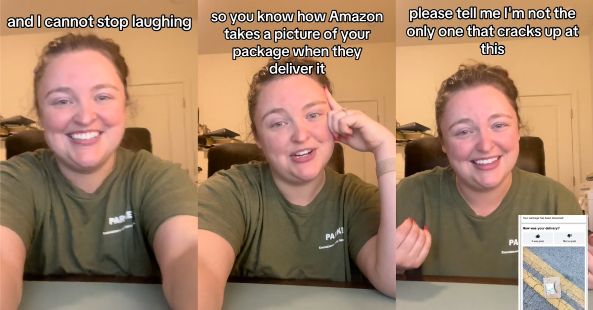 Amazon customer says a driver faked confirmation photos after forgetting to take them after delivery » TwistedSifter