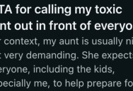 His Aunt Wouldn’t Stop Criticizing And Mocking Family Members, So He Finally Had Enough And Told Her The Truth About How Everyone Feels About Her