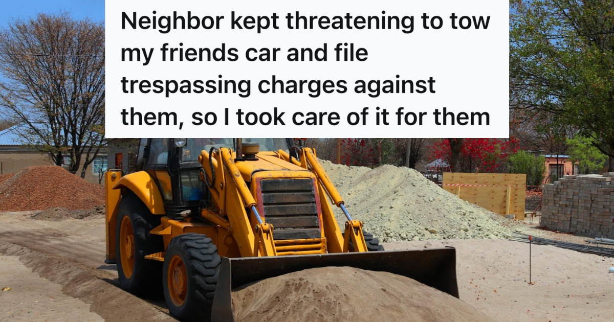 A homeowner’s neighbor wouldn’t allow him to park in his own driveway, so a friend did some research and got the police to put him in his place » TwistedSifter