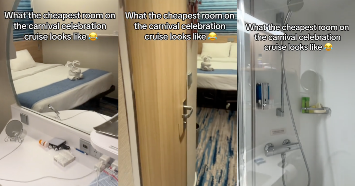 Traveler showed people what the cheapest room on a Carnival cruise ship looks like » TwistedSifter