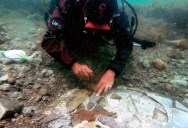 Exploration Of This Ancient Sunken City Reveals A Beautiful Roman Marble Floor