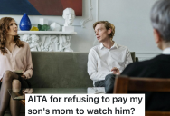 Divorced Couple Fight Over Finding A Babysitter For Their Son, But He Laughs In Her Face When She Suggests He Pay Her To Watch Her Own Child