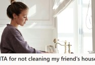 Stressed Friend Lets Her Friend Live With Her Rent-Free, But Is Asking For Help With Cleaning. Now She Refuses And Now Wonders If She’s In The Wrong.