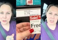 ‘Free means free!’ – Target Shopper Has An Argument With An Employee Who Said An Item Was Discounted, Even Though It Said It Was Free