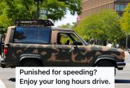 Soldier Was Punished For Speeding On The Road, So When He Was Asked To Drive His Commanding Officer, He Strictly Followed The 35 KPH Speed Limit