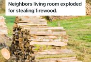 Nasty Neighbors Were Stealing Their Firewood, So This Homeowner Came Up With A Genius Idea To Get Explosive Revenge