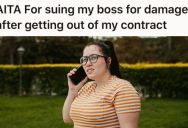 She Wanted To Leave Her Job For A Better One, So Her Boss Fired Her And Took Her To Court. He Eventually Lost The Lawsuit And Had To Pay Dearly.