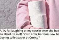 His Cousin Had A Meltdown After Her Boss Saw Them Buying Toilet Paper, But His Laughter Set Off Some Serious Family Drama