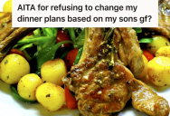 Her Son Invited His Vegan Girlfriend Over For Dinner, So She Offered To Cook An Additional Vegetable. Now He’s Upset Because She’s Not Changing The Whole Menu.