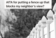 Homeowners Want To Build A Fence Around Their Backyard, But The Neighbors Aren’t Happy About It