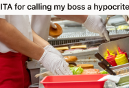 Fast Food Employee Receives A Write-Up For A Mistake, But When He Sees His Boss Make The Same One Without Consequences, He Calls Him Out For Being A Hypocrite