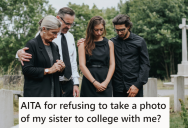 Her Older Sister Passed When She Was Just A Few Months Old And Her Parents Never Got Over It. So When She Left For College Her Parents Tried To Make Her Take Pictures Of Her Sister To Hang Up, But She Left Them Behind.