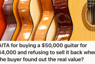 Guitar Collector Snags A Valuable Guitar For A Steal, But The Seller Is His Wife’s Co-Worker And Starts A Legal Battle After Realizing It’s True Value