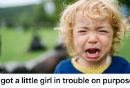 Mean Little Girl Bullies Her One-Year-Old Son, So She Makes Sure The Girl’s Grandma Sees Her And Gets Her In Trouble