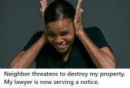 Neighbor Publicly Threatens To Destroy Her Property, So She Took Legal Action To Protect Herself