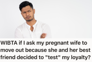 Overworked Husband Tries To Keep The Peace With His Pregnant Wife, But When She Sets Up A Friend To Test His Loyalty He’s Ready To End The Relationship