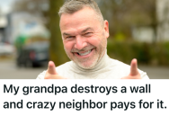 Crazy Neighbor Clutters Property Line With Garbage, So Homeowner Plots With Another Neighbor To Get The Garbage Removed And Flood His Property