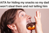 Dad’s Snack Thievery Leads Teen To Hide Her Treats, But When He Finds Them He Criticizes Her For Being Selfish