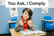 Snooty Kid Bullied A Student With A Specific Request, So They Decided To Comply With Hilariously Embarrassing Results