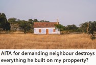 Neighbor Built A Playground On His Property Without Asking, So Now He’s Demanding They Tear It Down