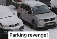 When His Neighbor Kept Parking In “His” Spot, He Got His Revenge By Putting The Car In The Deep Freeze