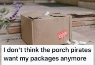 Packages Kept Getting Stolen From Their Porch, So They Taught The Porch Pirates A Gross Lesson With Sabotaged Boxes