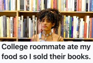 Her College Roommate Kept Eating Her Food Without Asking, So When She Got Fed Up She Sold All His Books