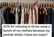 Woman Refuses To Throw Away Clothes She Already Decluttered, So Her Partner Accuses Her of Bringing “Junk” into Their New Home