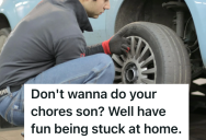 After Graduating From High School, He Didn’t Follow His Dad’s Rules And Do His Chores, So His Dad Taught Him A Lesson In Responsibility