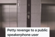 Stranger In And Elevator Had His Phone On Speaker, So They Got Revenge By Turning Up The Volume On Their Music