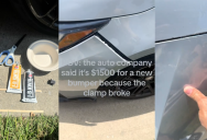 Toyota Owner Fixed The Bumper On His Car After A Dealership Wanted $1,500 To Do the Job