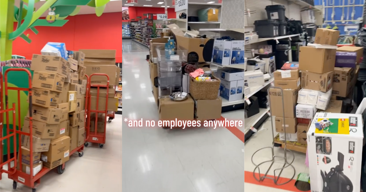 Former Target Employee Complains About How Bad His Recent Shopping Trip Went. – ‘Every aisle had a pallet or just something blocking the way.’