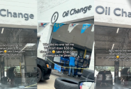 Walmart Customer Shares The Cheap $30 Oil Change Deal The Store Offers. – ‘Take 5 has been robbing me for years.’